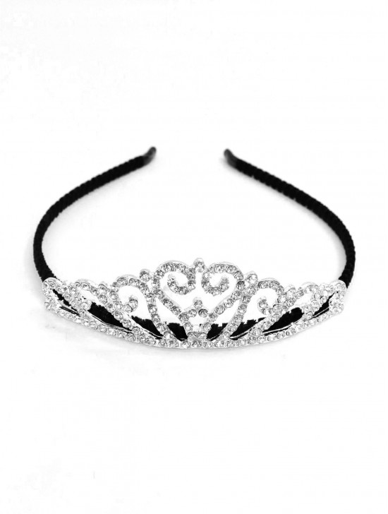 Rhinestone Tiara Hair Band 